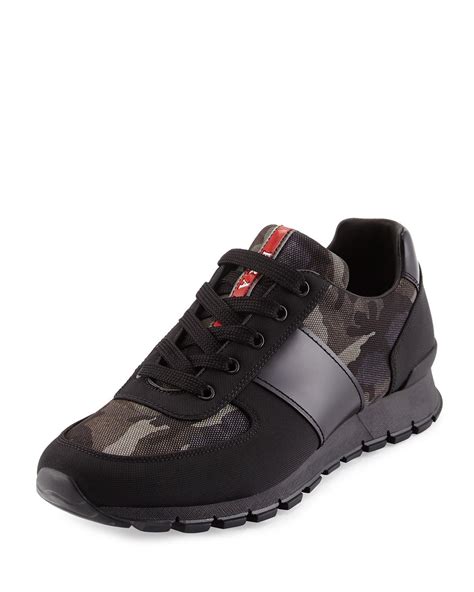 prada camouflage leather sneakers|Prada vintage sneakers women.